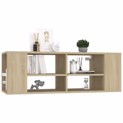 vidaXL Mobile TV da Parete Rovere Sonoma 102x35x35cm Legno Multistrato - Vista aggiuntiva 3