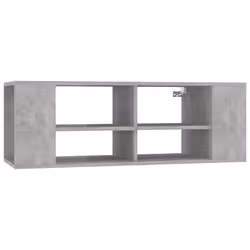 vidaXL Mobile TV Parete Grigio Cemento 102x35x35 cm Legno Multistrato - Vista aggiuntiva 2