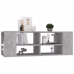 vidaXL Mobile TV Parete Grigio Cemento 102x35x35 cm Legno Multistrato - Vista aggiuntiva 3