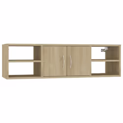 vidaXL Scaffale a Parete Rovere Sonoma 102x30x29 cm Legno Multistrato - Vista aggiuntiva 2
