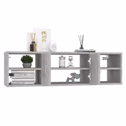 VidaXL 806260 scaffale Legno Grigio - Vista aggiuntiva 4