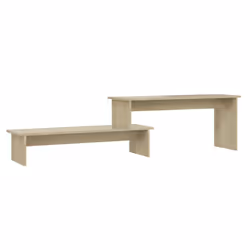 vidaXL Mobile Porta TV Rovere Sonoma 180x30x43 cm in Legno Multistrato - Vista aggiuntiva 2