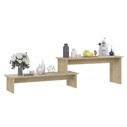 vidaXL Mobile Porta TV Rovere Sonoma 180x30x43 cm in Legno Multistrato - Vista aggiuntiva 3