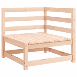 Divani ad Angolo da Giardino 2 pz con Cuscini in Legno di Pinocod mxl 70754