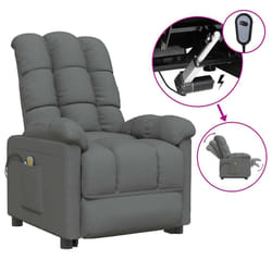 VidaXL 3073759 sedia massaggiante elettrica Grigio