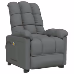 VidaXL 3073759 sedia massaggiante elettrica Grigio