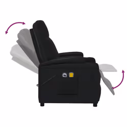 VidaXL 3073795 sedia massaggiante elettrica Nero - Vista aggiuntiva 7