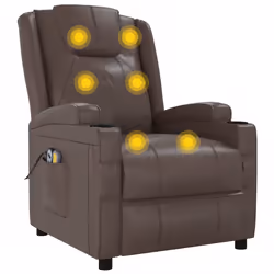 VidaXL 3073797 sedia massaggiante elettrica Marrone - Vista aggiuntiva 8
