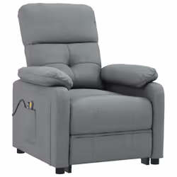 VidaXL 3073813 sedia massaggiante elettrica Grigio