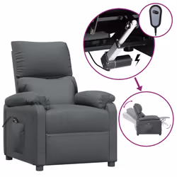 VidaXL 3073824, Tessuto, Grigio, 55 cm, 48 cm