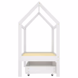 VidaXL 322139 lettino per bambini Bianco Legno - Vista aggiuntiva 4