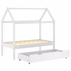 VidaXL 322139 lettino per bambini Bianco Legno - Vista aggiuntiva 5