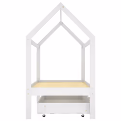VidaXL 322140 lettino per bambini Bianco Legno - Vista aggiuntiva 4
