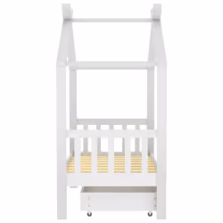 VidaXL 322148 lettino per bambini Bianco Legno - Vista aggiuntiva 4