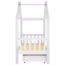 VidaXL 322149 lettino per bambini Bianco Legno - Vista aggiuntiva 4