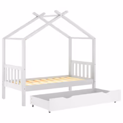 VidaXL 322149 lettino per bambini Bianco Legno - Vista aggiuntiva 5