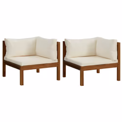 VidaXL 316279, Legno di acacia, Tessuto, Poliestere, Adulti e bambini, 690 mm, 690 mm, 625 mm