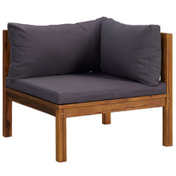 VidaXL 316280 panca da esterno Legno di acacia, Tessuto, Poliestere