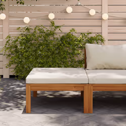 VidaXL 316291 panca da esterno Legno di acacia, Tessuto, Poliestere