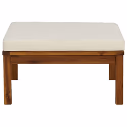 VidaXL 316291 panca da esterno Legno di acacia, Tessuto, Poliestere