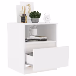 VidaXL 806158 comodino Bianco - Vista aggiuntiva 7