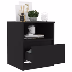 VidaXL 806160 comodino Nero - Vista aggiuntiva 5