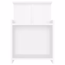 vidaXL Comodino Bianco 40x35x60 cm in Legno Multistrato - Vista aggiuntiva 3