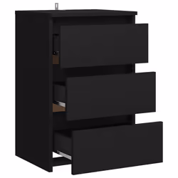 VidaXL 806214 comodino Nero - Vista aggiuntiva 6