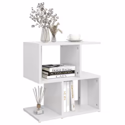 VidaXL 806365 comodino Bianco - Vista aggiuntiva 4