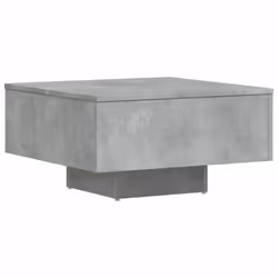 vidaXL Tavolino da Salotto Grigio Cemento 60x60x31,5 Legno Multistrato - Vista aggiuntiva 2