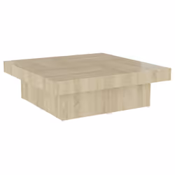 vidaXL Tavolino da Salotto Rovere Sonoma 90x90x28 cm Legno Multistrato - Vista aggiuntiva 2