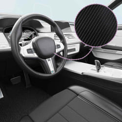 vidaXL Pellicole per Auto 2 pz 4D Nero 100x150 cm+50x150 cm