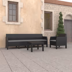 VidaXL 3079674 set mobili da esterno