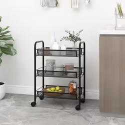 Questo carrello è perfetto per organizzare e ordinare le cose in cucina, bagno, ufficio, ecc. Questo carrello per la casa pre ...