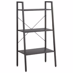 vidaXL Scaffale Autoportante con 3 Ripiani Nero 56x35x108 cm - Vista aggiuntiva 2