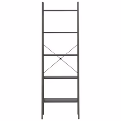vidaXL Scaffale Autoportante con 5 Ripiani Nero 56x35x174 cm - Vista aggiuntiva 3
