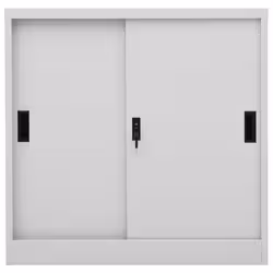 VidaXL 335951 schedario e accessori Acciaio Grigio chiaro - Vista aggiuntiva 2