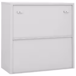 VidaXL 335951 schedario e accessori Acciaio Grigio chiaro - Vista aggiuntiva 5