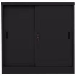 VidaXL 335952 schedario e accessori Acciaio Nero - Vista aggiuntiva 2
