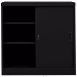 VidaXL 335952 schedario e accessori Acciaio Nero - Vista aggiuntiva 3