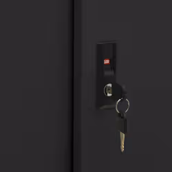 VidaXL 335952 schedario e accessori Acciaio Nero - Vista aggiuntiva 7