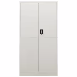 VidaXL 335971 schedario e accessori Acciaio Grigio chiaro - Vista aggiuntiva 2