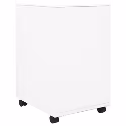 VidaXL 335974 schedario e accessori Acciaio Bianco - Vista aggiuntiva 4