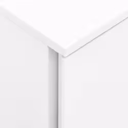VidaXL 335974 schedario e accessori Acciaio Bianco - Vista aggiuntiva 6