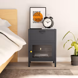 VidaXL 336054 comodino Antracite