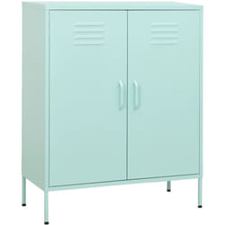 Armadietto stile industrial dotato da 2 ante vari colori colore : Menta
