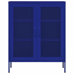 vidaXL Armadietto Blu Marino 80x35x101,5 cm in Acciaio - Vista aggiuntiva 3