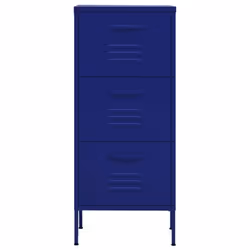 vidaXL Armadietto Blu Marino 42,5x35x101,5 cm in Acciaio - Vista aggiuntiva 3