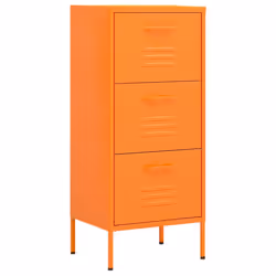 vidaXL Armadietto Arancione 42,5x35x101,5 cm in Acciaio - Vista aggiuntiva 2