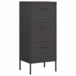 vidaXL Armadietto Antracite 42,5x35x101,5 cm in Acciaio - Vista aggiuntiva 2